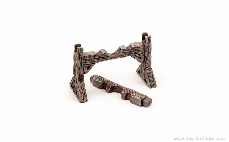 dungeon decor warhammer dwarven forge painted D/&D pathfinder THE PILLORY - Miniature tabletop furniture