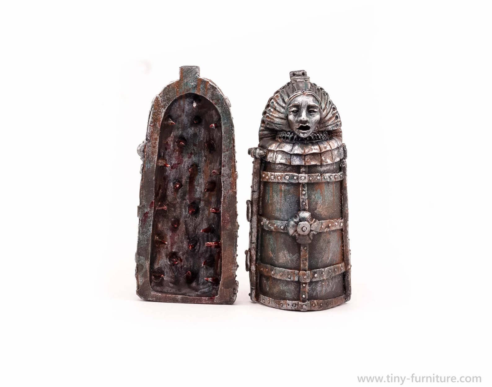 Iron Maiden PAINTED Miniature Tabletop Furniture Dungeon Etsy