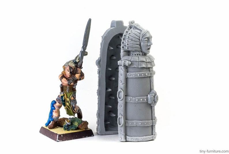 Iron Maiden Miniature tabletop furniture dungeon decor Etsy