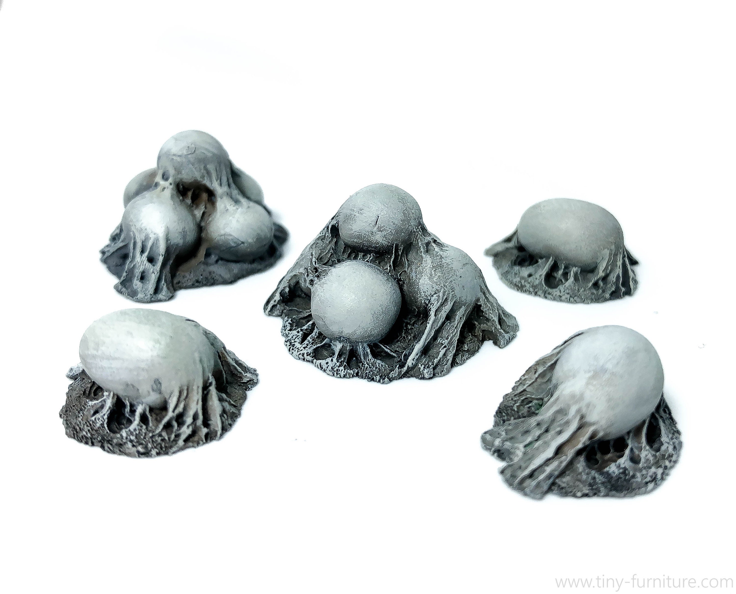 Giant spider eggs painted Miniature tabletop furniture Etsy