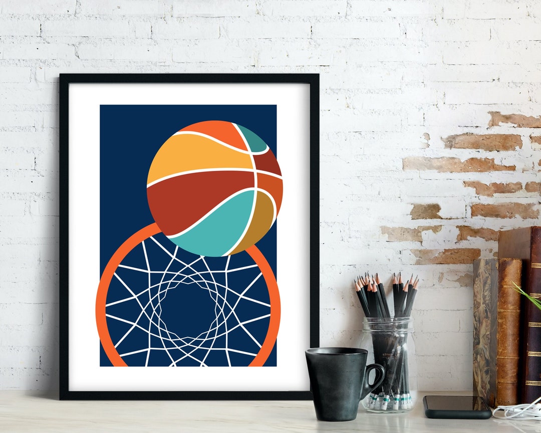 Teen Boy Room Decor Teenage Boy Wall Art Basketball Gifts - Etsy
