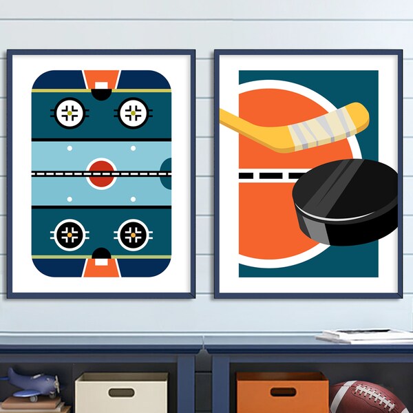 Hockey Wall Decor Etsy