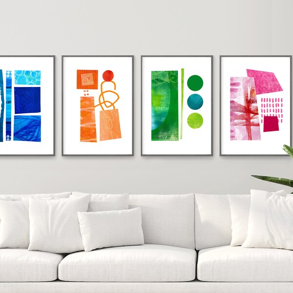 4 Piece Wall Art - Etsy