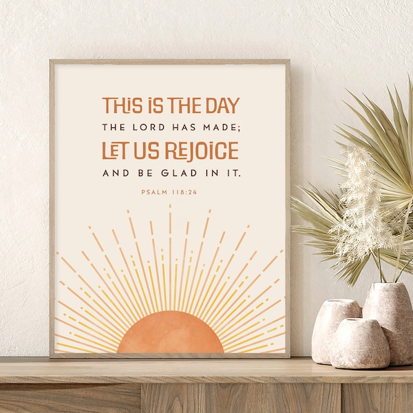 This is the Day That the Lord Has Made Wall Art - Etsy