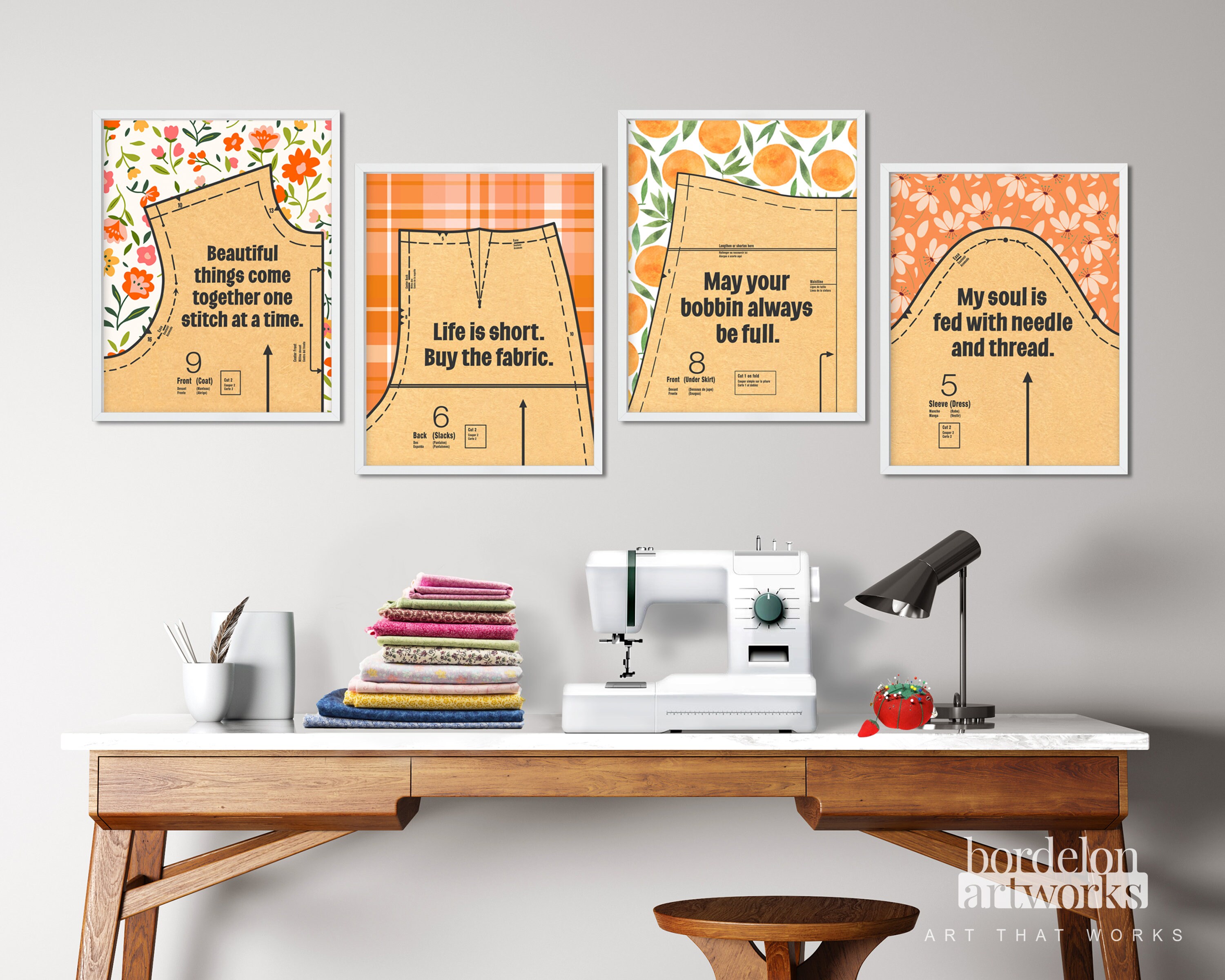 Sewing Art Sewing Room Wall Decor Digital Download Sewing Etsy