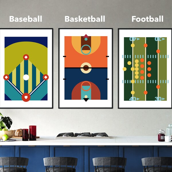 Sports Theme Room Etsy