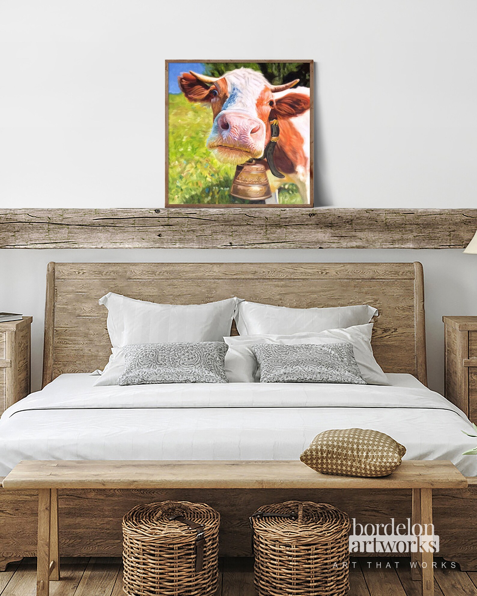 Cow Kitchen Decor Rustic Home Decor Country Wall Decor Etsy