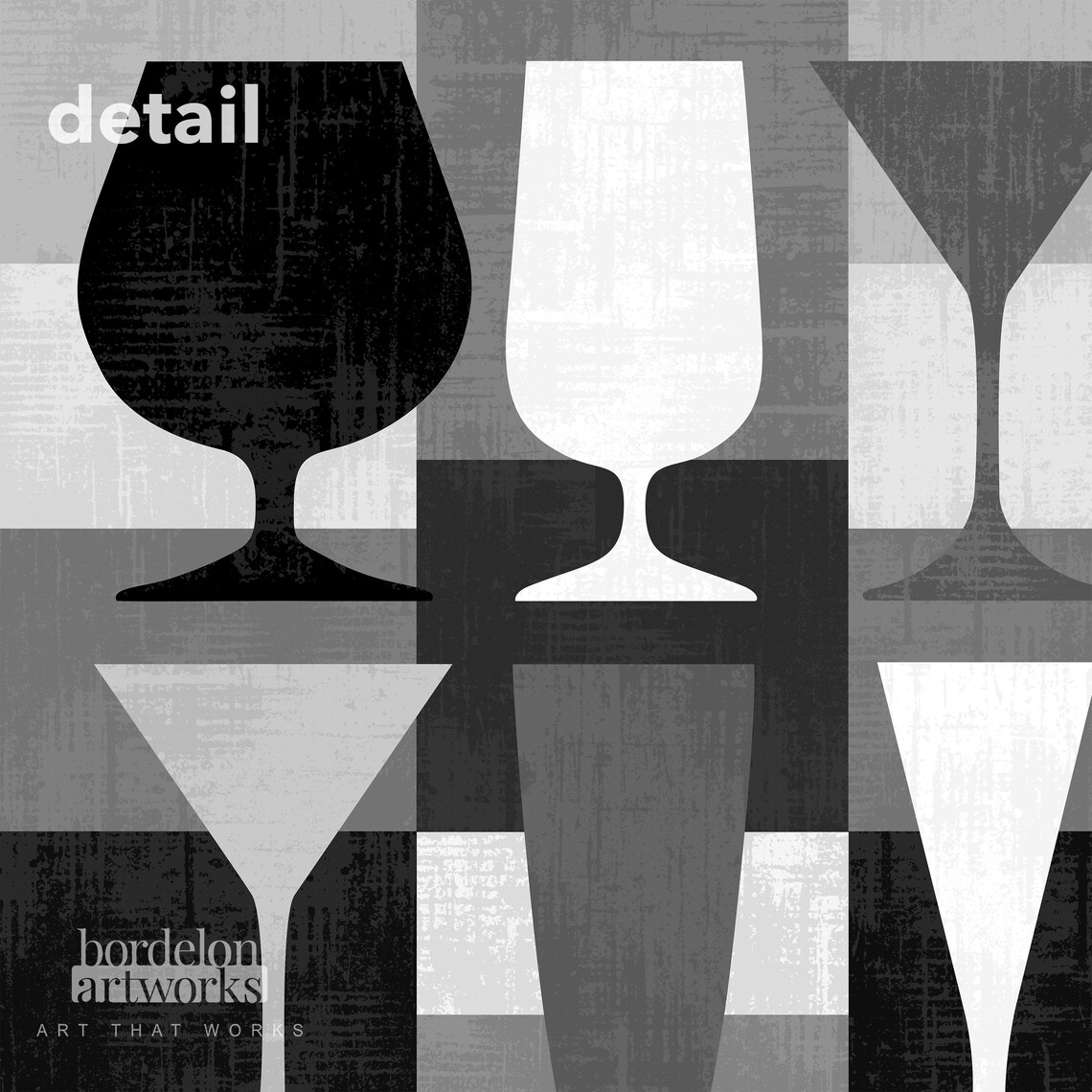 Dining Room Wall Decor 3 Piece Wall Art Black and White Etsy