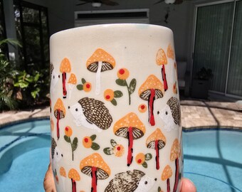 The Hedgehog and Mushroom Mug 47