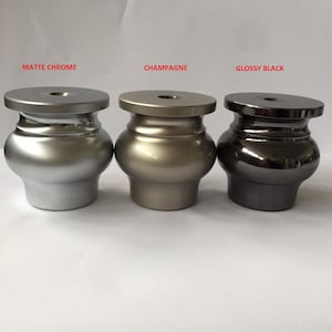 SET of 4 Furniture legs bun sofa couch feet replacement tip aluminum