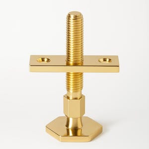 Adjustable, Custumizable  DiecastedZinc Furniture Leveling Foot | Heavy-Duty Leveler for Table, Cabinet,Industrial Style Furniture Hardware