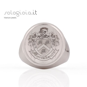 Chevalier Ring mit individuellem Emblem
