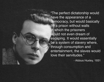 Aldous Huxley Quote T shirt