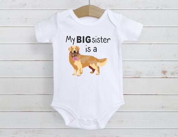 My Sister Is A Golden Retriever Shirt Kid Dog Family Pet My Sister Is A Golden Retriever Shirt Kid Dog Family Pet