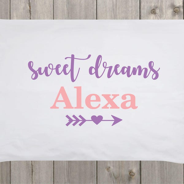 Girls Pillowcase Etsy
