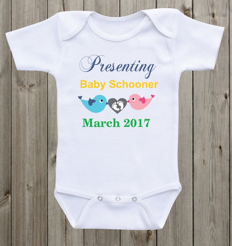 Presenting Baby Announcement Onesie Baby Onesie Pregnancy Etsy