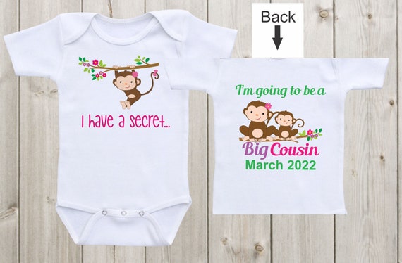 I'm Gonna Be A Big Cousin Baby Girl Announcement T Shirt I'm Gonna Be A Big Cousin Baby Girl Announcement T Shirt