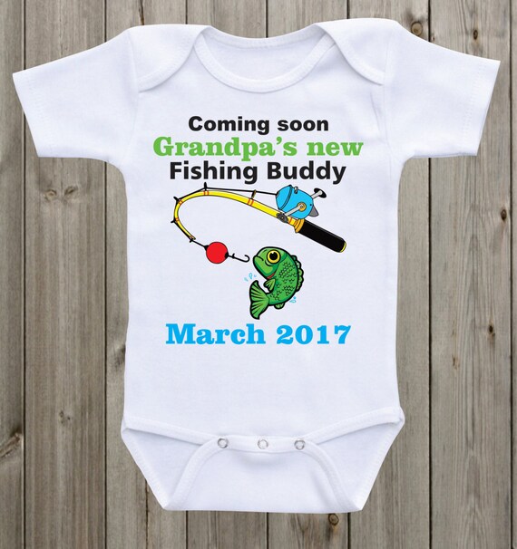 grandpa's fishing buddy onesie