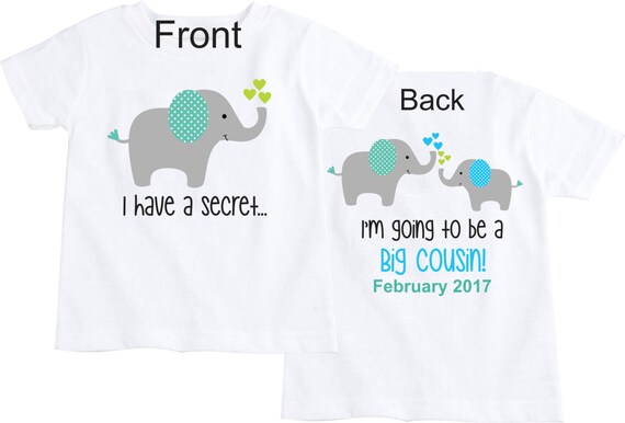 Big cousin announcement Clearance