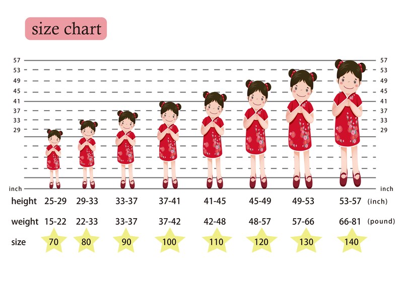 chinese style cheongsam handmade for 1-10 girl red flower
