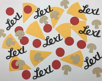 Pizza Party Personalized Confetti