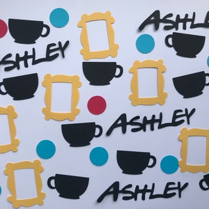 Friends Themed Personalized Confetti