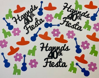 Personalized Fiesta Party Confetti