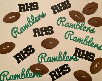 Personalized Football Confetti - Football Party, Banquet, High School, Senior Night