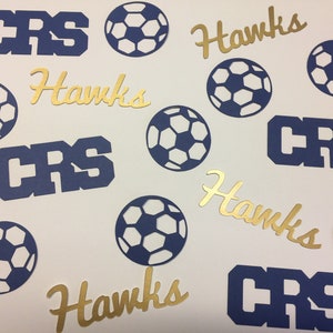 Personalized Soccer Confetti - Soccer Party, Banquet, High School, All Star