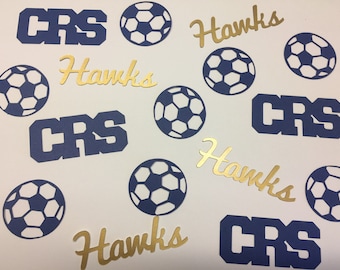 Personalized Soccer Confetti - Soccer Party, Banquet, High School, All Star