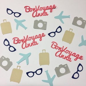 Bon Voyage Travel Party Confetti