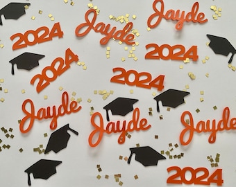 Personalized Graduation Confetti - Class of 2024