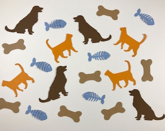 Kitty Cat and Puppy Dogs Confetti