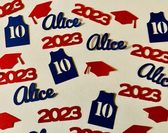 Class of 2023 Personalized Graduation Confetti for Athletes