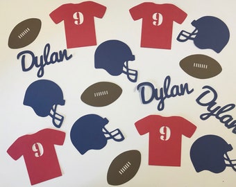 Personalized Football Confetti