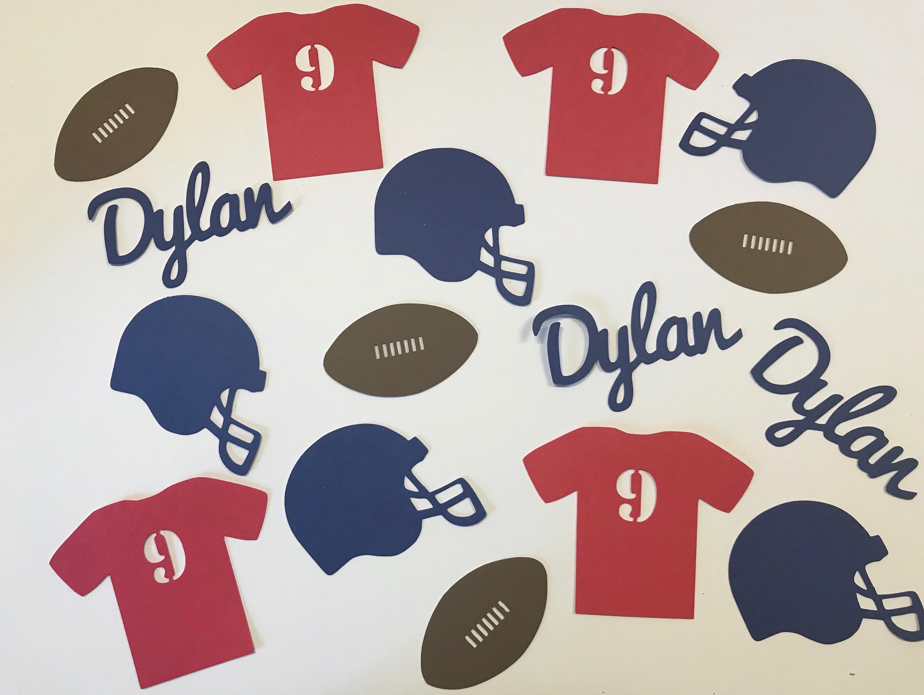 Personalized Football Confetti