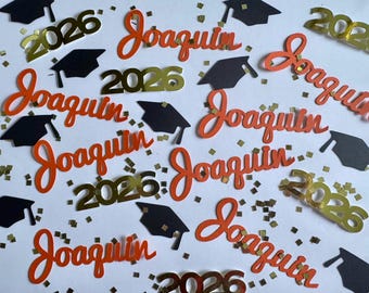 Personalized Graduation Confetti - Class of 2026