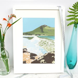 Irish Landscape Art Print - Dugort Achill Island - Wild Atlantic Way Travel Print - Mayo Ireland Print