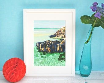 Wild Atlantic Way Art Print - Carrickfinn Beach Donegal Gift - Irish Landscape - Coastal Wall Art