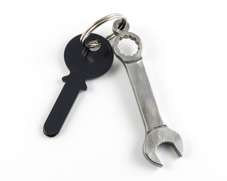 Wrench Keychain Gift for Mechanic Metal Keychain Gift Etsy