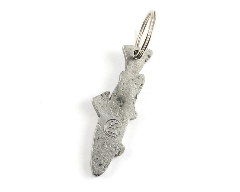 Trout keychain, steel keyring, gift for fisherman, fisherwoman image 4