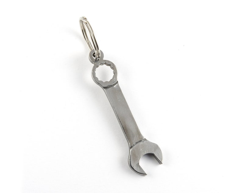 Wrench Keychain Gift for Mechanic Metal Keychain Gift Etsy