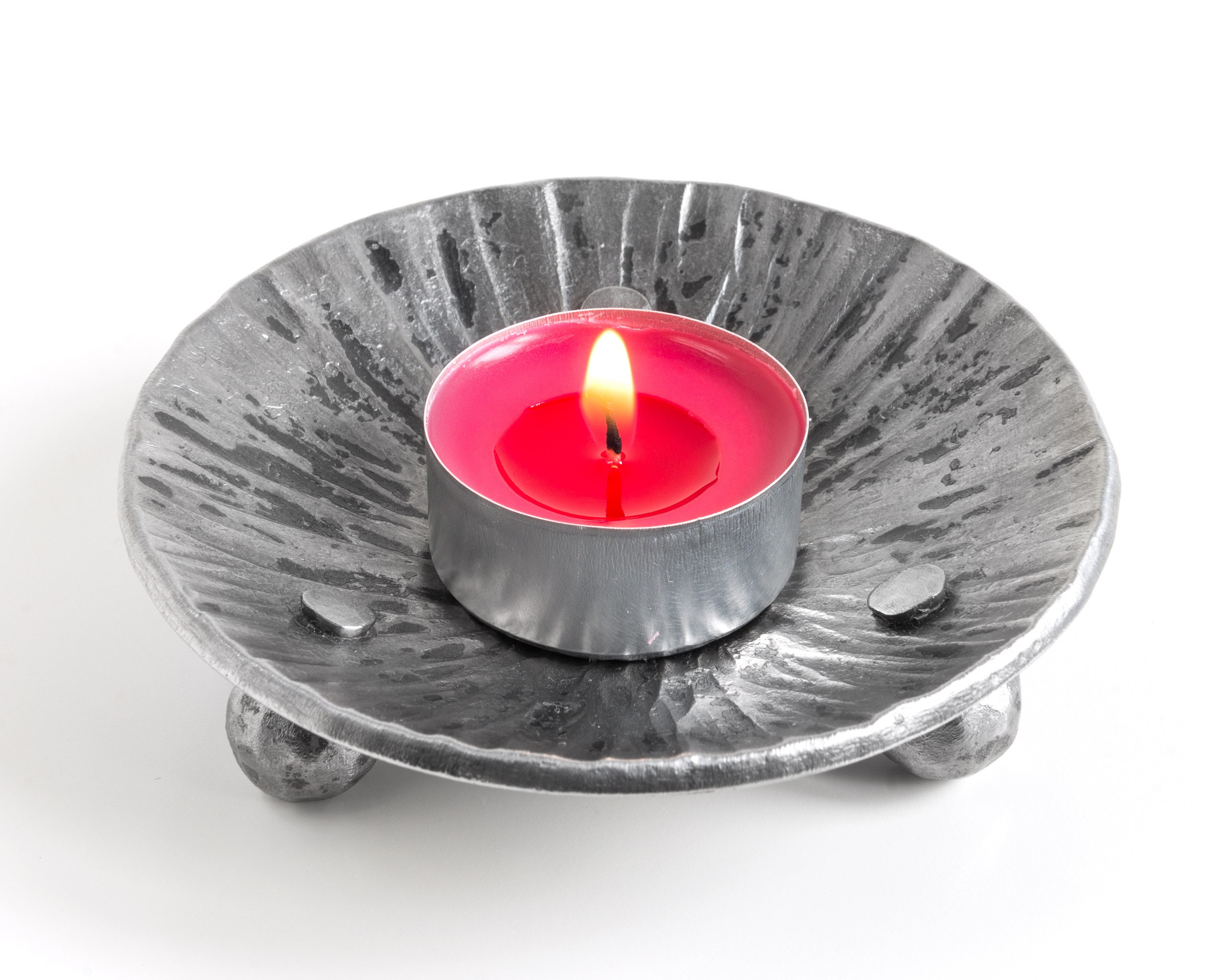 Tea light dish / iron tealight holder / hand candle Etsy