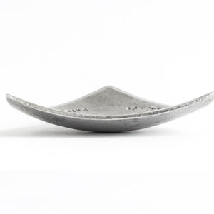Iron gift 6th anniversary, personalized small triangle dish, hand forged image 8
