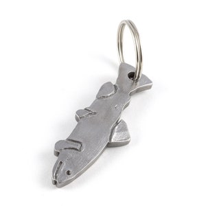 Trout keychain, steel keyring, gift for fisherman, fisherwoman image 5