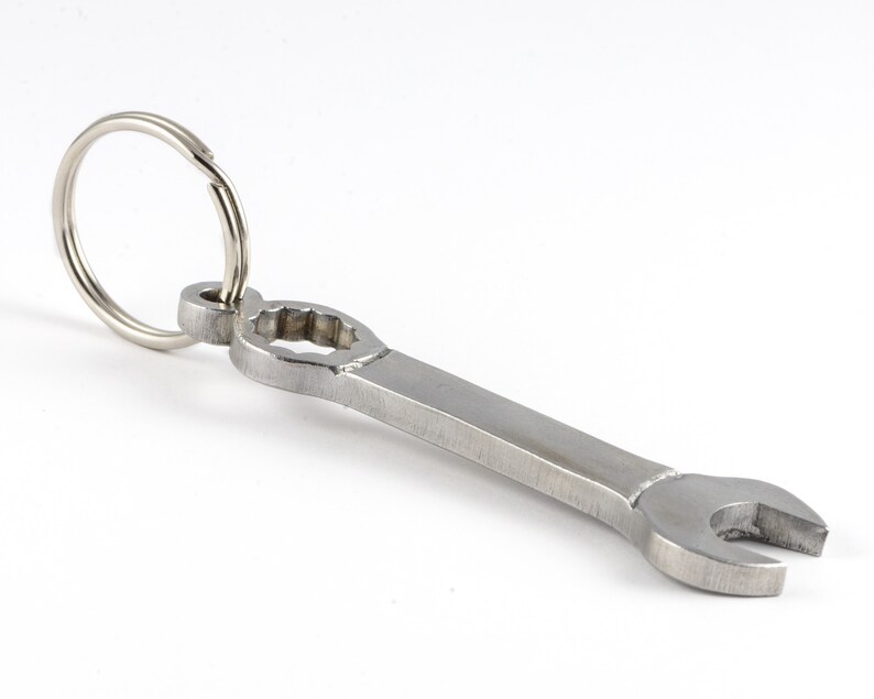 Wrench Keychain Gift for Mechanic Metal Keychain Gift Etsy