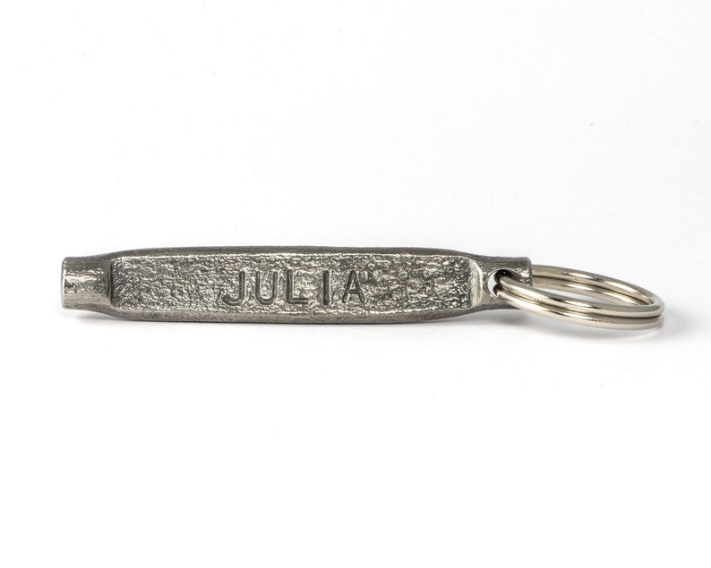 PERSONALIZED iron keychain / Blacksmith keychain gift Etsy