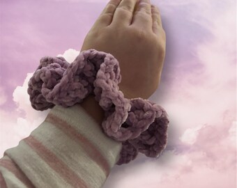 Handmade Velvet Hair Scrunchie any color.