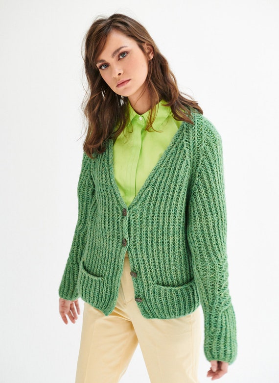 bright chunky cardigan