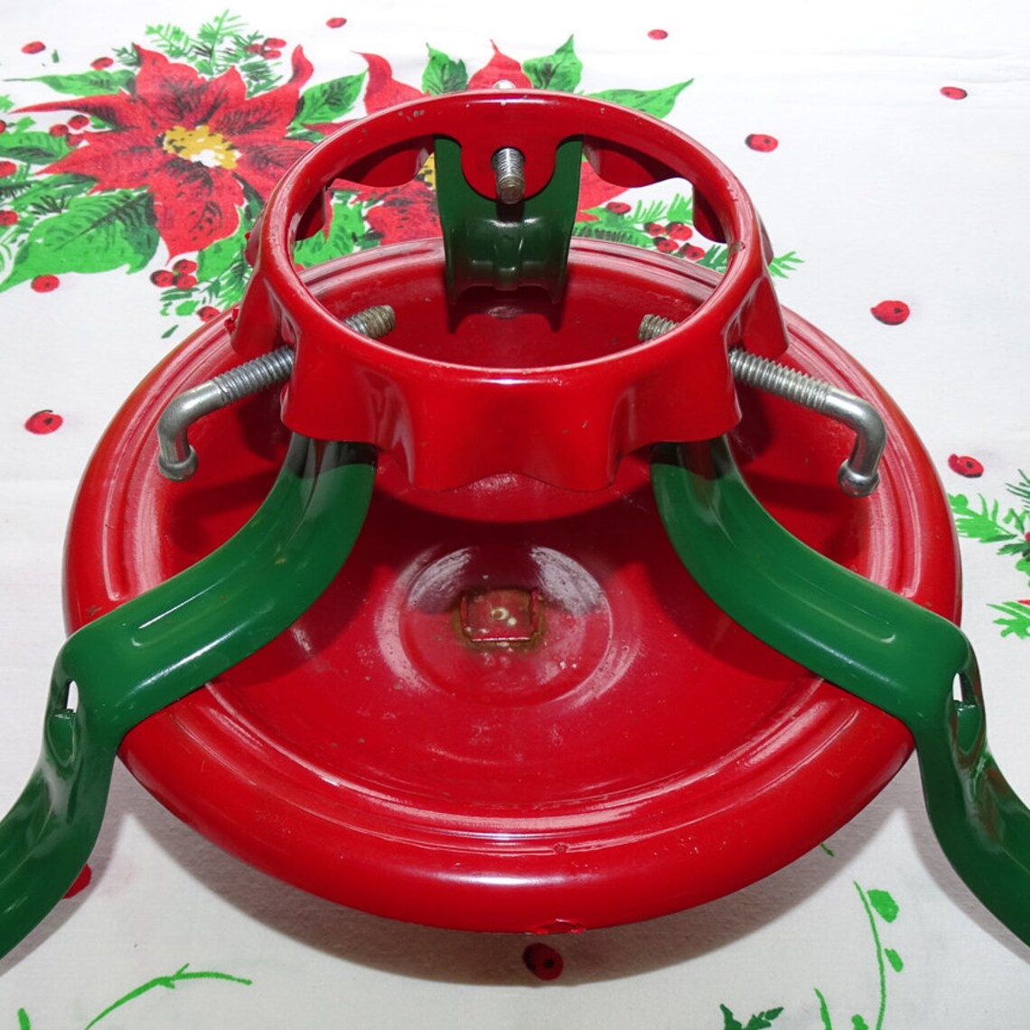 Vintage North Star Steel Christmas Tree Stand in Box Complete Etsy